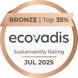 Ecovadis Bronze Medal for Sustainability Rating: Top 35%